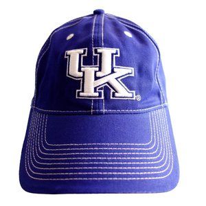 UK University of Kentucky Wildcats Blue Embroidered Adjustable Baseball Cap Hat